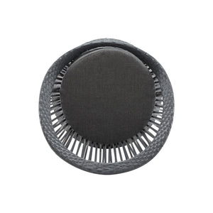 Modern Swivel Wicker Lounge Chair With Round Design
