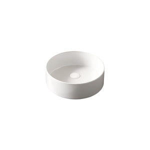 MUNIN 16'' Bathroom Sink, Round Vessel Ceramic Basin