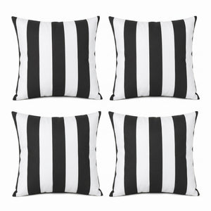 4 Pack Outdoor Pillow Covers - 18x18 Inch