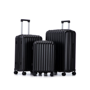 ABS Spinner Wheel Luggage Carry On Suitcase with Cup Holder and USB Port