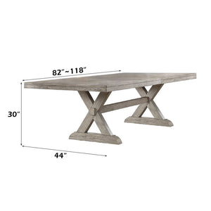 Rocky - Dining Table - Gray Oak