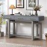 U_STYLE Elegant Console Table with Three Drawers