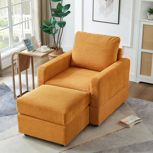 Classic Corduroy Chaise Lounge