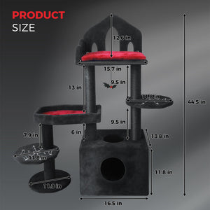 Black Gothic Cat Tree