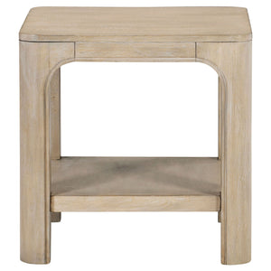 Solano 2-piece Square Coffee Table Set Weathered Mango