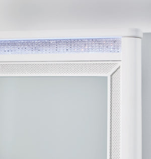 Chalanna - Dresser And Mirror - White