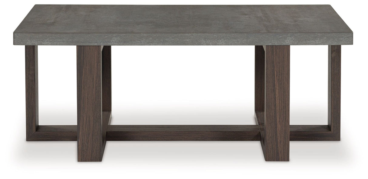 Dynnford - Occasional Table Set (Set of 3) - Gray / Brown