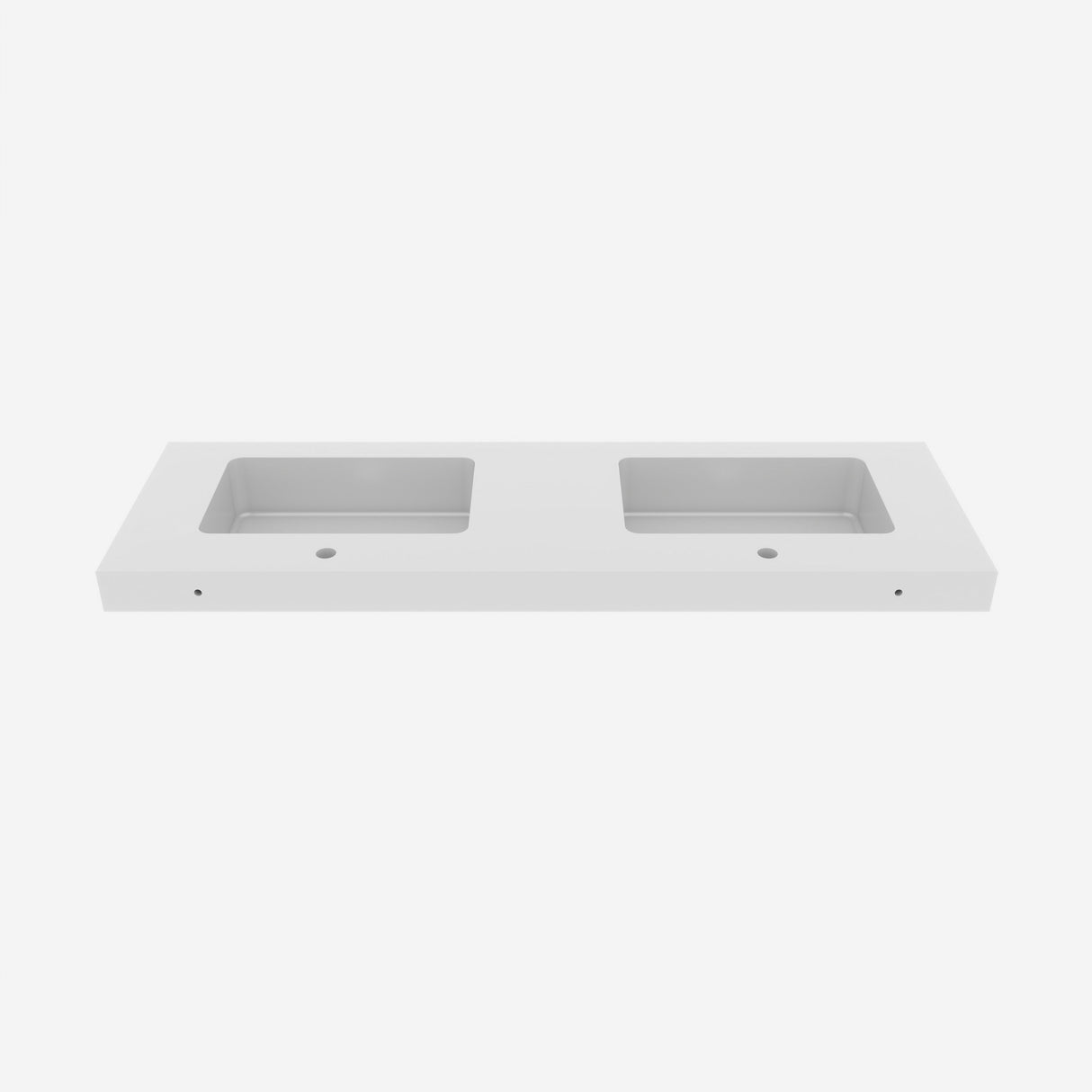 BB0272Y131 Integrated Solid Surface Basin Without Drain and Faucet, Glossy