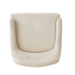Modern Elegance Accent Chair With Curved Backrest