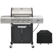 Propane-Grill-4-Burner-Stainless-Steel-Gas-Grill-with-Side-Burner-