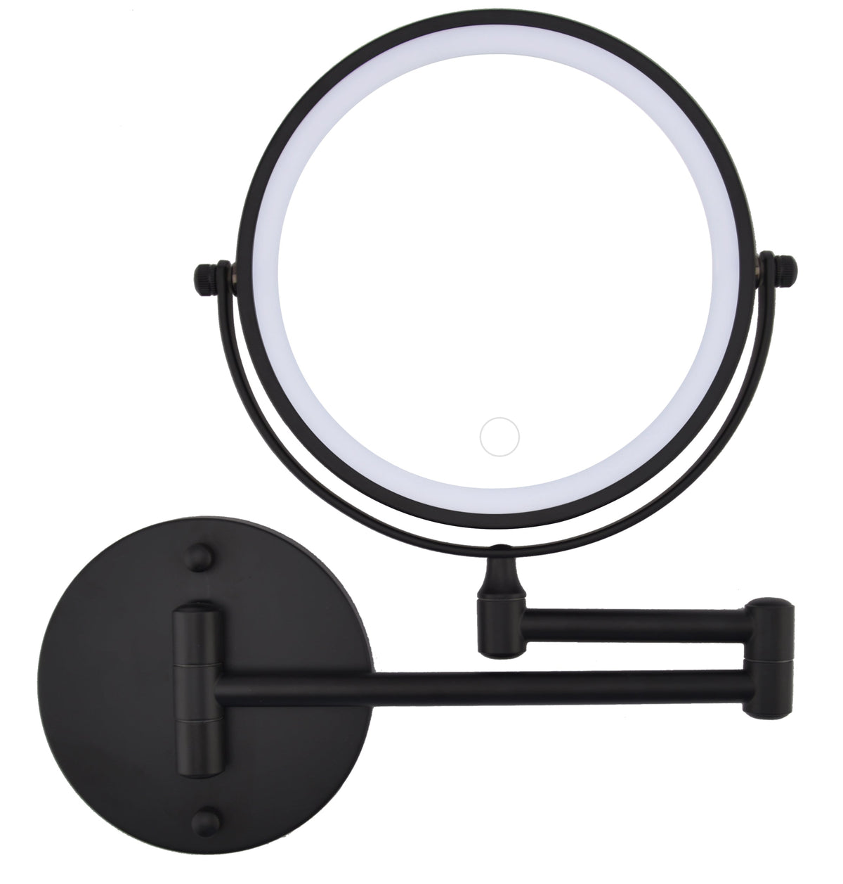 Rechargeable Wall Mounted Makeup Mirror 8'' Magnifying Mirror