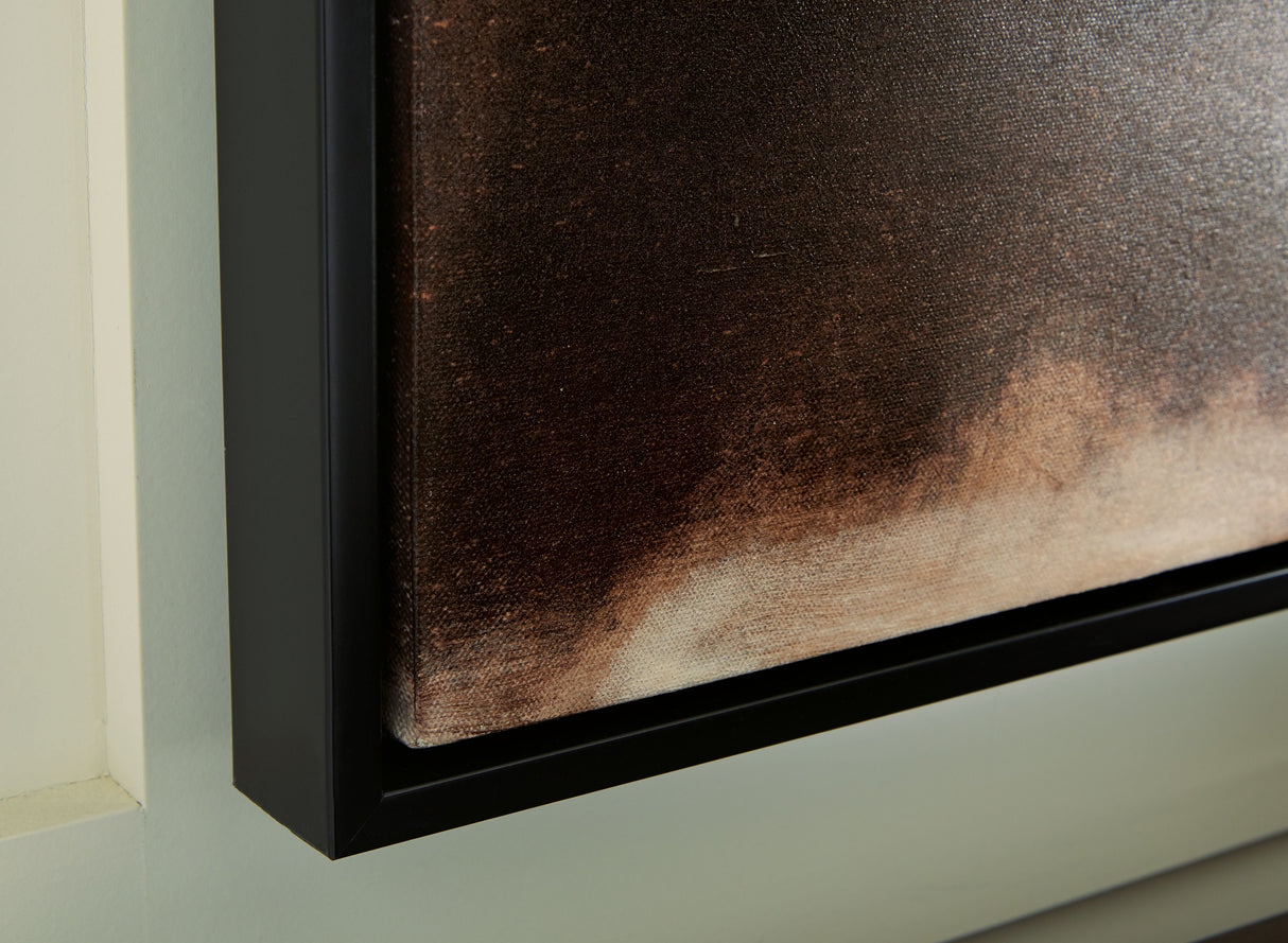 Drewland - Wall Art - Black / Brown / Orange