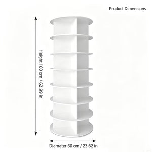 7 Tier Rotating Shoe Rack Tower