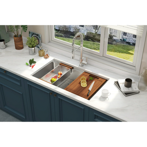 32" x 18" Undermount Workstation Sink
