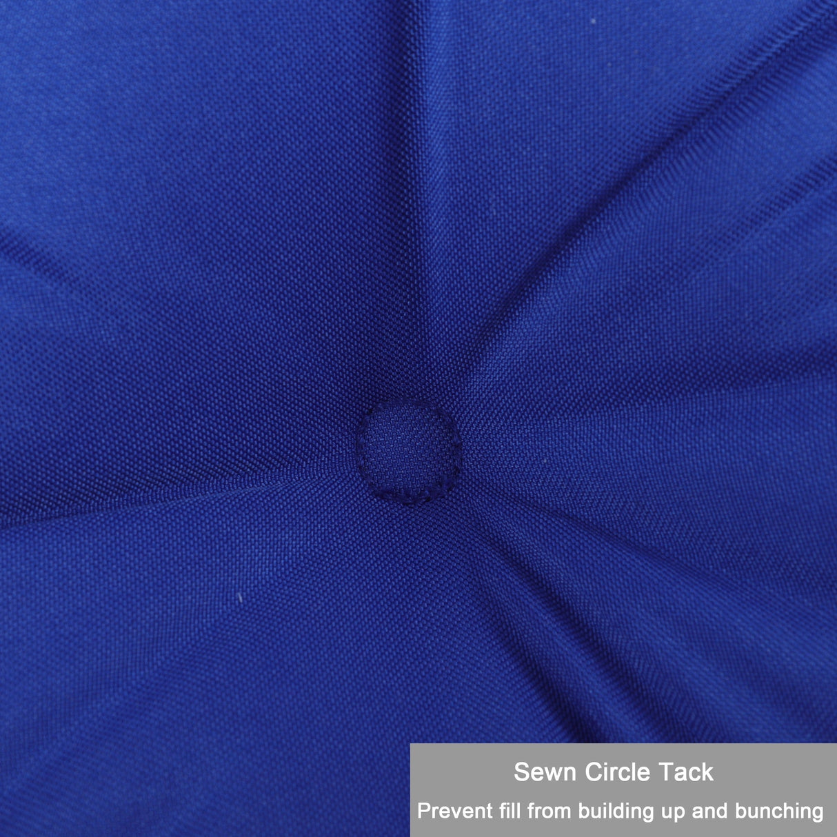 2-Piece High Back Patio Chair Cushion Set, Blue