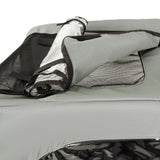 Outdoor Heavy Duty Collapsible Pet Bike Trailer with 16-Inch All-Terrain Wheels