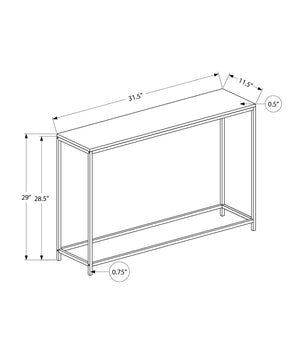 Accent Console Table for Entryway with Stable Support and Contemporary Style