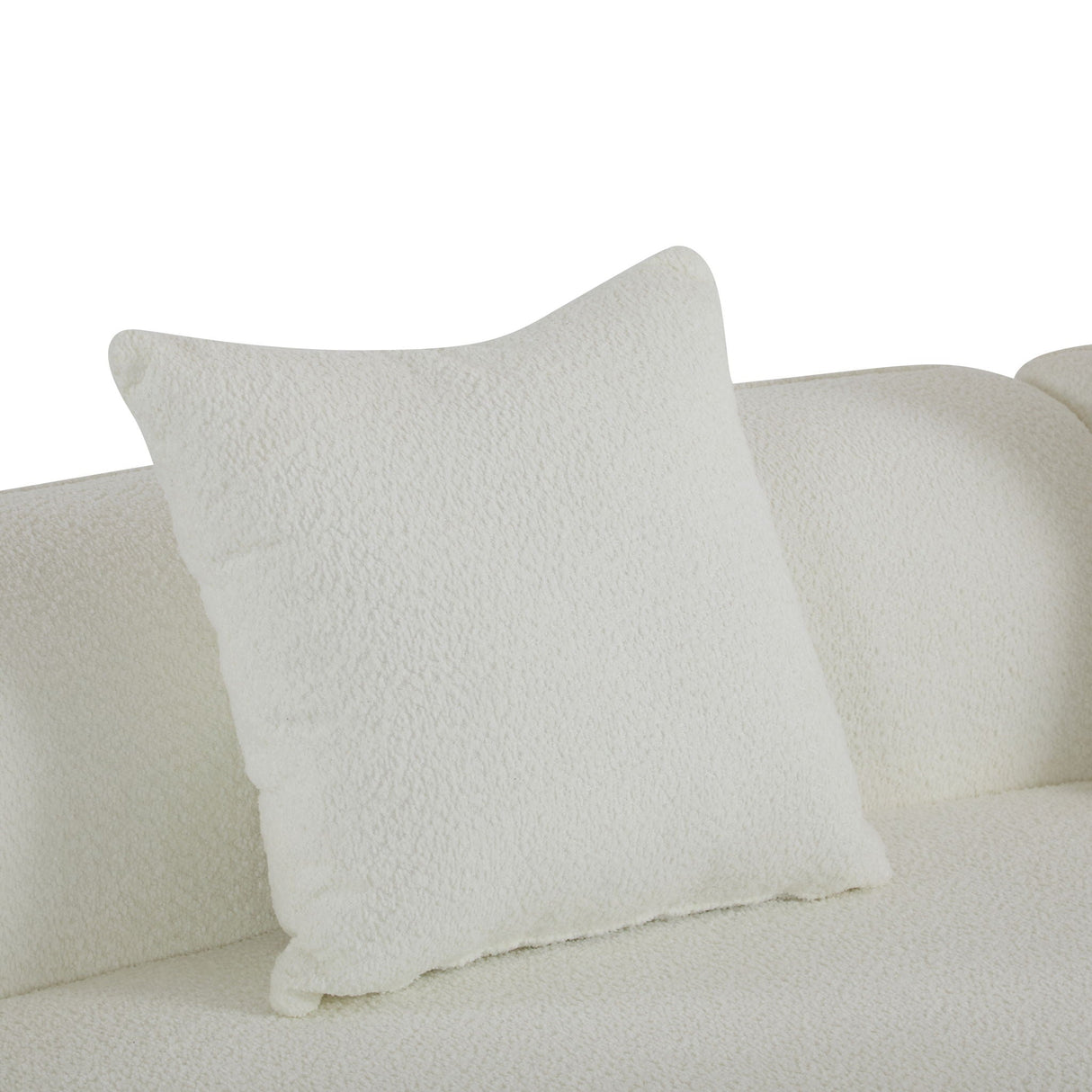 Elegant Curved Sectional Sofa With Full Foam Comfort
