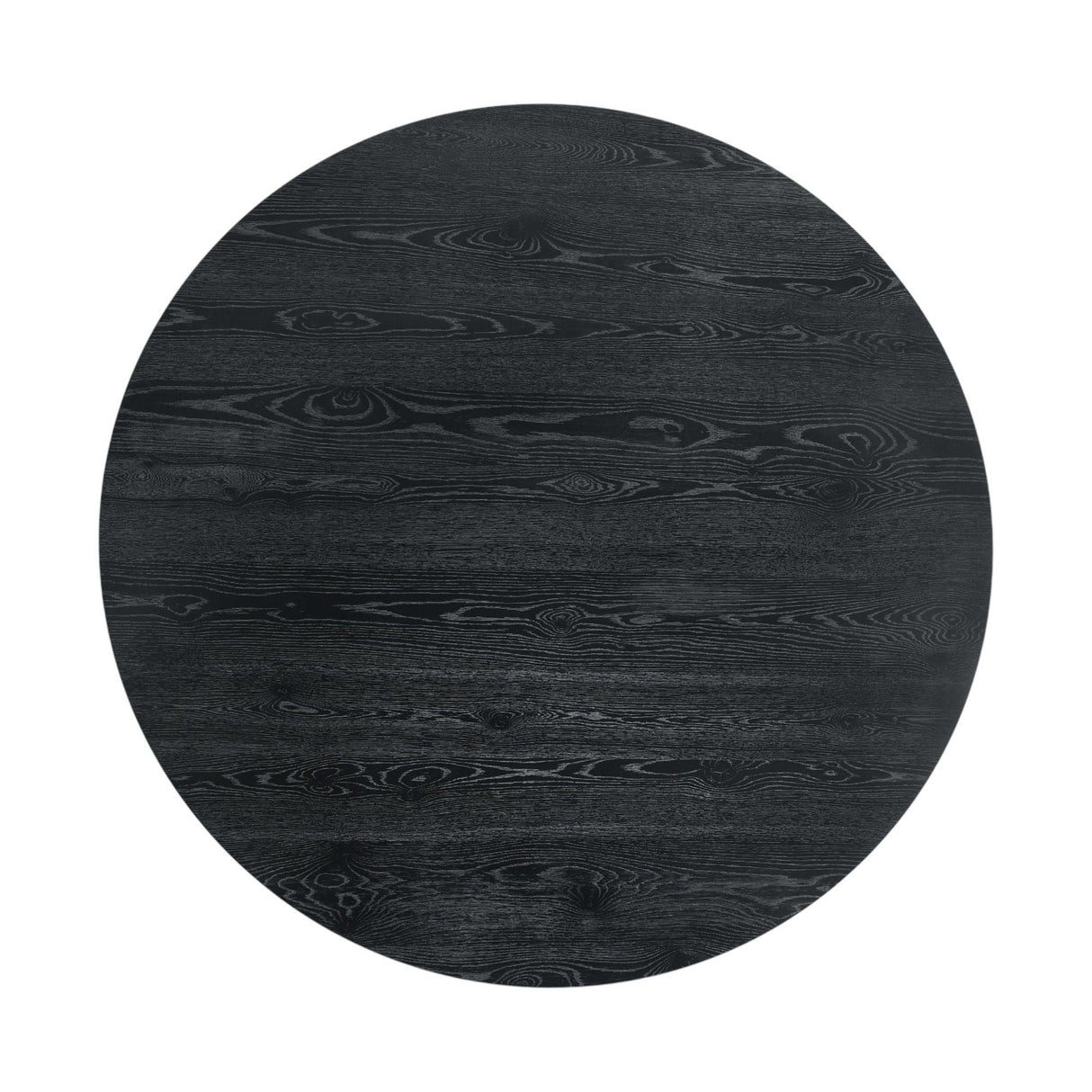 Froja - Manufactured Wood Round Dining Table - Black