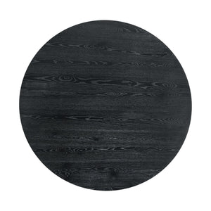 Froja - Manufactured Wood Round Dining Table - Black