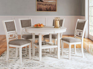 Erinberg - Dining Room Table Set (Set of 5) - Antique White