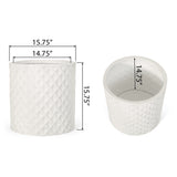 Classic antique white planter