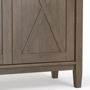 Ela - Low Storage Cabinet - Smoky Brown