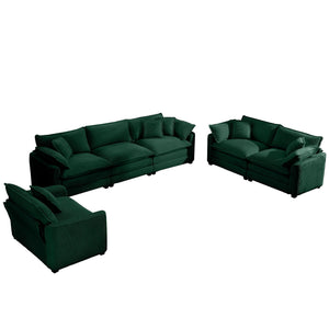Elegant Oversized Sectional Sofa Set With Deep Seats And Flexible Layout