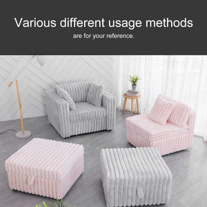 44.9" Modular Sofa Single - Light Gray