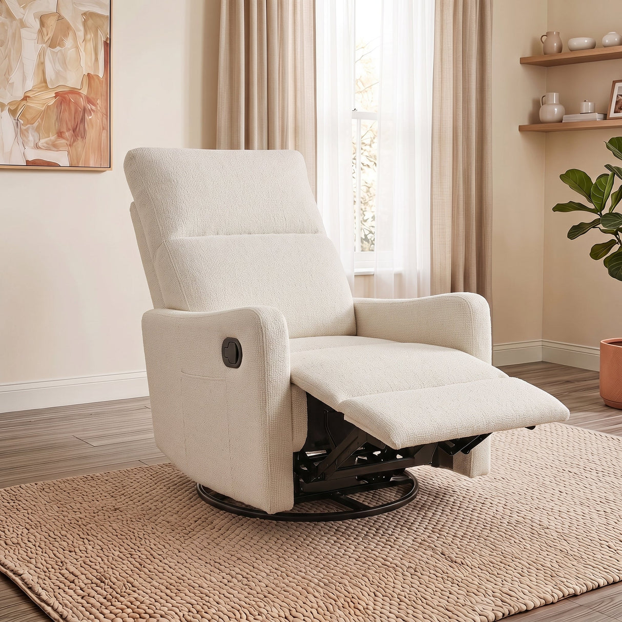 Manual Swivel Rocker Recliner Chair