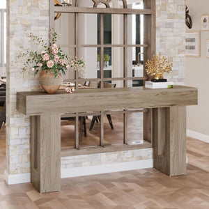 Console Table, Extra Long Narrow Sofa Table For Living Hallway