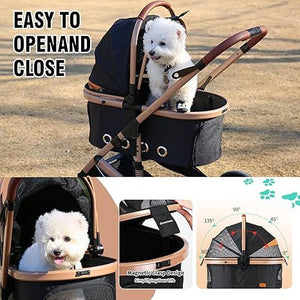 EchoSmile 4 in 1 Lightweight Pet Stroller