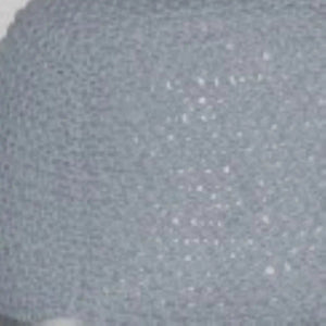 Semi Rounded Pouf Cable Knitted Perfect Seating