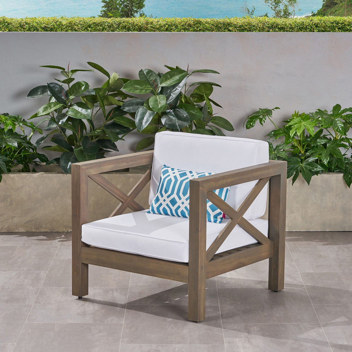 Brava - Mid - Century Modern Club Chair With Water Resistant Cushions