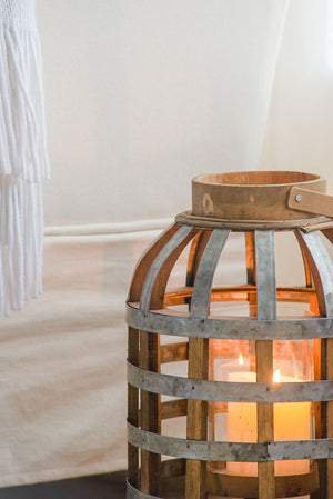 Decorative Lantern With Handle Wooden Lantern For Indoor Outdoor Home Garden Wedding