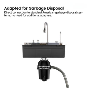 Pull-out Faucet Single Bowl Sink - 30"x18"
