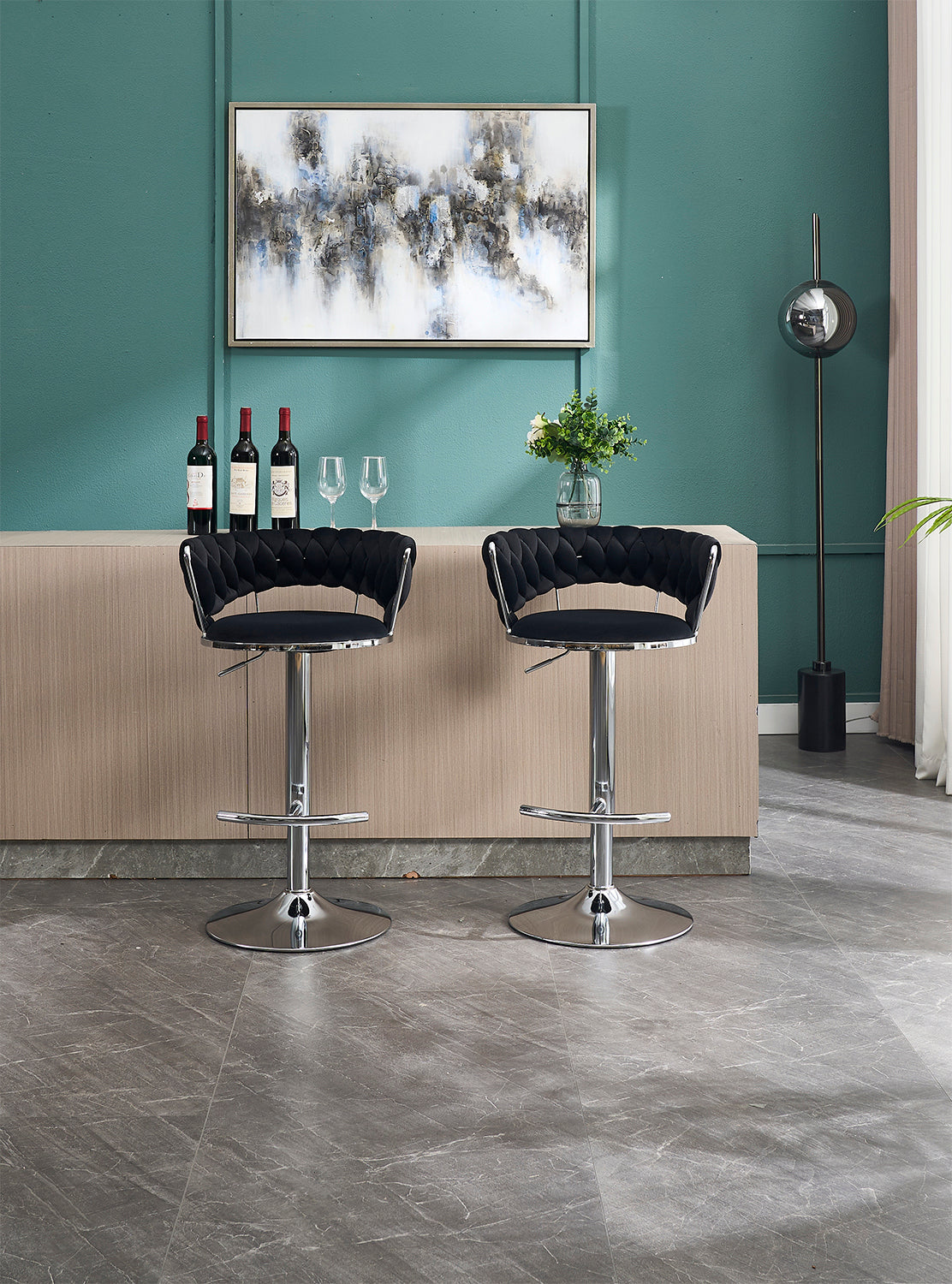 Set of 2 Bar Stools