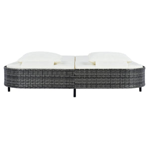 TREXM Outdoor Daybed with Adjustable Backrest