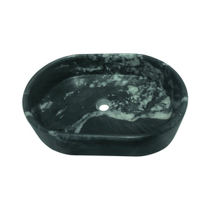 Bathroom Vessel Sink, Semi Polished Surface