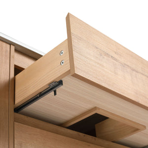 Modern Wall Mounted Bathroom Vanity With Ceramic Sink And Storage Rack, 2 Soft Close Drawers