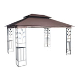 Gazebo tent with double roof & mosquito net