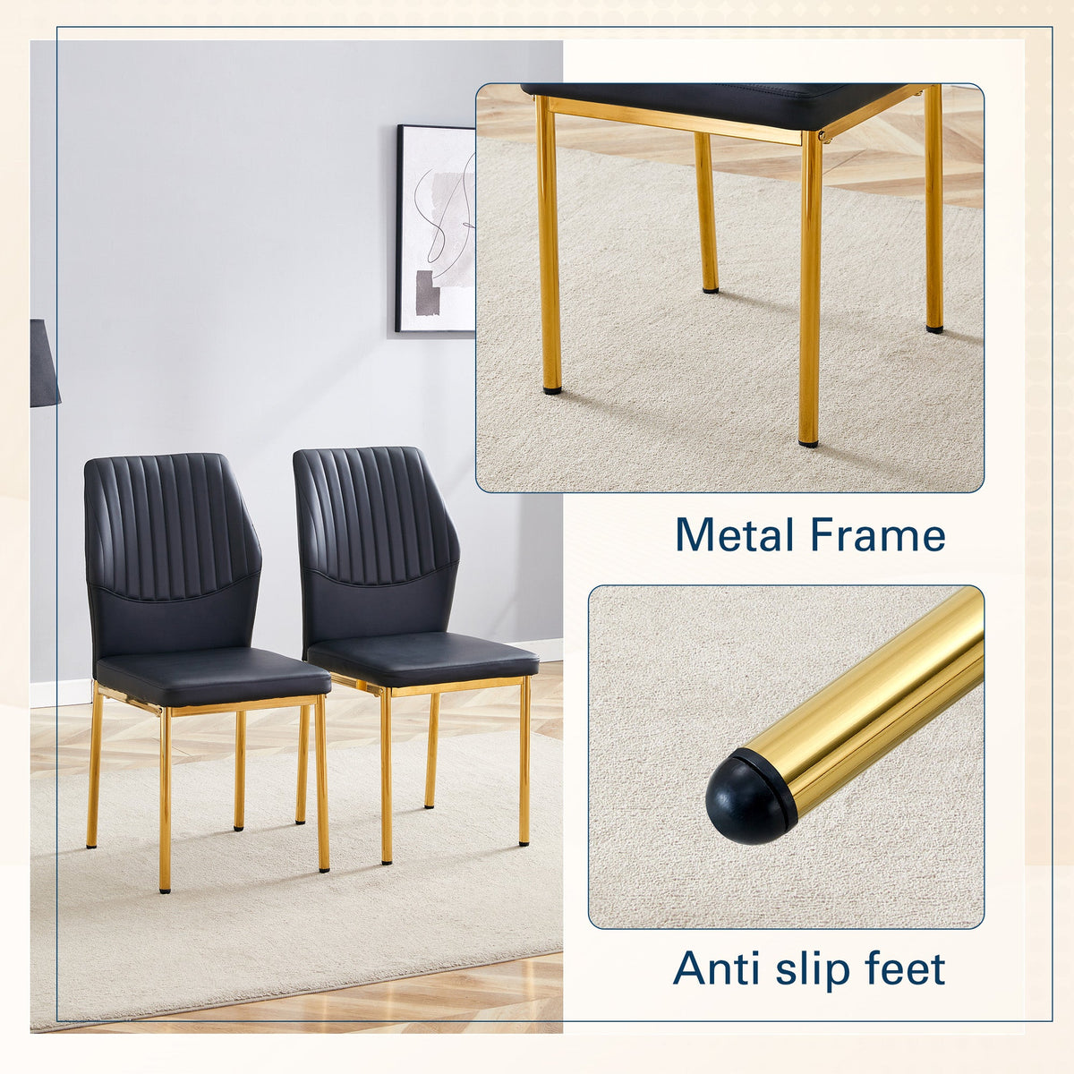 4-Piece Set of Premium Seating for Dining