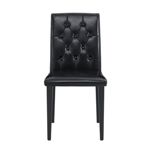 Dining Chairs With Ergonomic Buckle Backrest For Family Dining Rooms