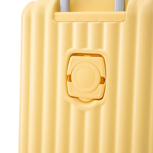 20" / 24" / 28" 3 Pieces / Set Spinner Wheel Luggage, Carry On Suitcase, With Cup Holder & USB Port & Phone Holder