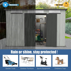 6x11FT Outdoor Resin Storage Shed