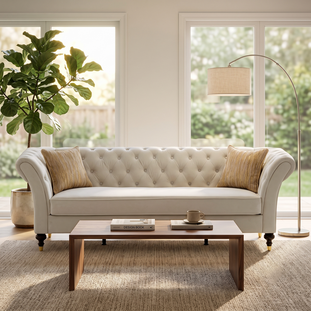 88.5" Chesterfield Sofa
