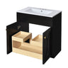 Bathroom Vanity With Sink, Freestanding Storage Cabinet With Handles