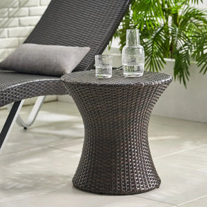 Thrive - Hourglass Rattan Table With No Glass Top