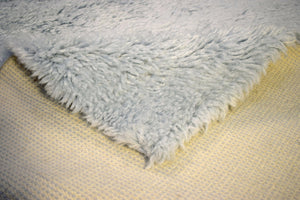 Modern Solid Design Silver Handmade Wool Area Rug