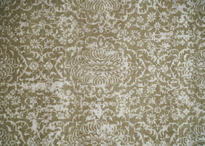 4x6 Fine Hand Knotted Olive and Silver Traditional Vintage Persian Style Antique Wool and SIlk Rug | AGR16